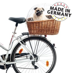 Panier de transport pour vélo Aumüller avec grille de protection