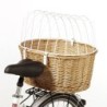 Panier de transport pour vélo avec grille de protection - montage sur porte-bagages