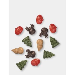 Assortiments de friandises dentaires de Noël pour chien - Boule de sapin