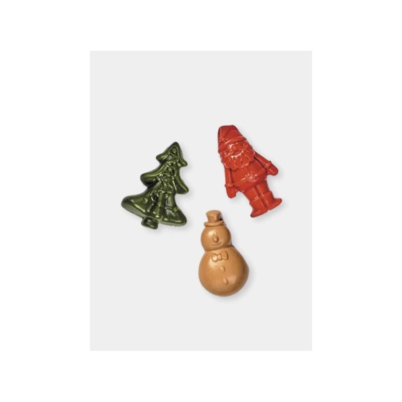 Assortiments de 3 friandises dentaires de Noël pour chien