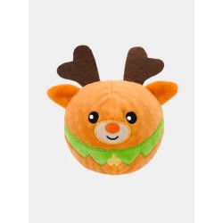 Balle en peluche pour chien - Renne de Noël 🦌 - HugSmart