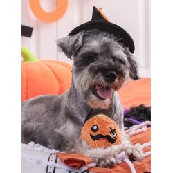 Balle en peluche pour chien - Citrouille Howloween