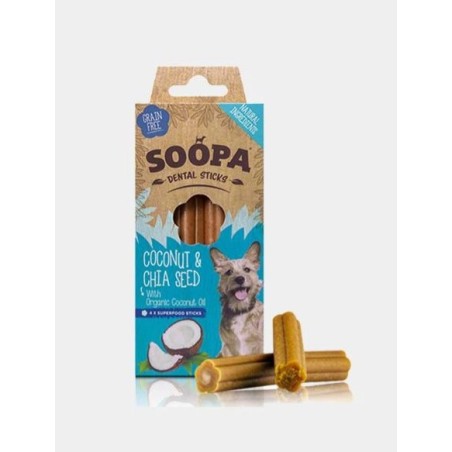 Bâtonnets à mâcher pour chien - Noix de Coco et Graines de Chia