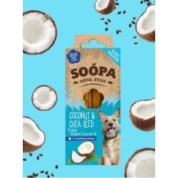 Bâtonnets à mâcher pour chien - Noix de Coco et Graines de Chia