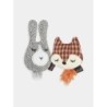 Jouet pour chat - Woodland - Renard 🦊 et Lapin 🐇 - Herbe à chat - Pet PLAY