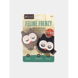 Jouet en forme de chouette pour chat - Herbe à chat bio - Pet PLAY