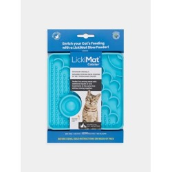 Tapis de léchage pour chat - Catster Lickimat - Bleu