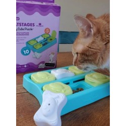 Jouet interactif pour Chat - Kitty cubes - Catstages Nina Ottosson