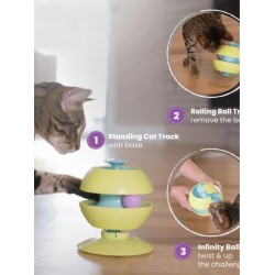 Jouet interactif pour Chat - Twist-A-Ball Track - Catstages