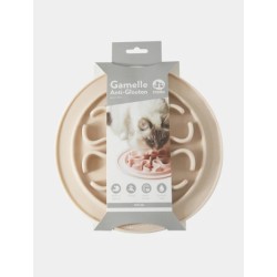 Gamelle anti-glouton pour chat - sable