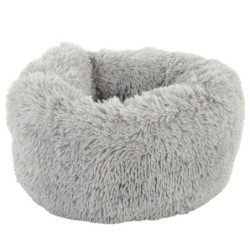 Panier Mochi gris clair pour chat et petit chien