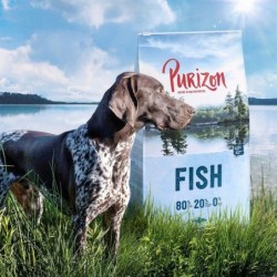 Croquettes Purizon sans céréales 14,4 kg,Adult poisson