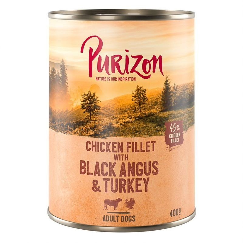 Offre d'essai : croquettes, boîtes et friandises Purizon pour chien,(400 g)